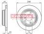 Гальмiвнi диски BMW 5(E39) 96-03 KAMOKA 1031672 (фото 1)