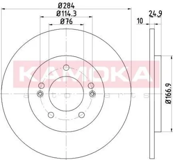 Гальмiвнi диски KAMOKA 103175