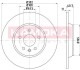 Гальмiвнi диски VOLVO S60 II 10-/S80 II 08-/V60 10-/V70 III 07-/XC70 07- KAMOKA 103176 (фото 1)