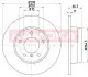 Тормозной диск BMW 1(F20) 10- KAMOKA 103185 (фото 1)