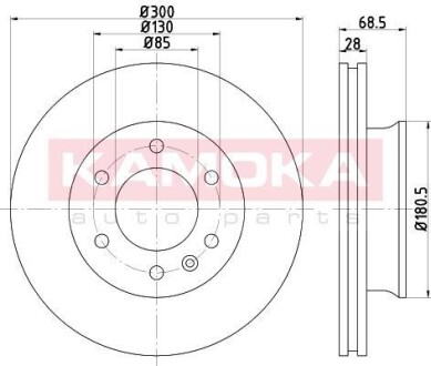 Гальмiвнi диски MB Sprinter/VW Crafter 06- KAMOKA 1032092