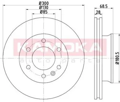 Гальмiвний диск MB Sprinter/VW Crafter 06- KAMOKA 1032092
