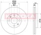 Гальмiвнi диски NISSAN MICRA (K12) 03-/NOTE 05-/TIDA 07-/RENAULT MEGAN II 02 KAMOKA 1032402 (фото 1)