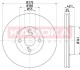 Гальмiвнi диски TOYOTA COROLLA (E12) 01-07 KAMOKA 103255 (фото 1)