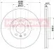 Тормозной диск CHEVROLET CRUZE 09-/OPEL ASTRA J 09-/ZAFIRA 11- KAMOKA 103265 (фото 1)