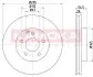 Гальмiвний диск MERCEDES KLASA E (W211) 02-08 KAMOKA 103278 (фото 1)