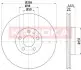 Тормозной диск ALFA ROMEO 147 01-/156 97-05/FIAT DOBLO 10- KAMOKA 103312 (фото 1)