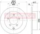 Гальмiвний диск Jeep Compass/Dodge Caliber 06- KAMOKA 1033524 (фото 1)