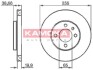 Гальмiвнi диски VW Caddy -03/Golf II-III -02/Passat -97 KAMOKA 103414 (фото 1)