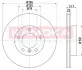 Тормозной диск BMW 3 (E36/E46) 90-05 KAMOKA 103516 (фото 1)