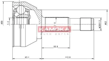 Шрус зовнішній KAMOKA 6152