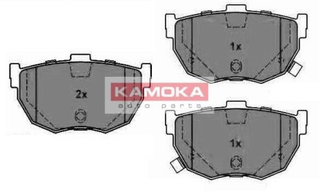 Гальмiвнi колодки дисковi HYUNDAI COUPE 96-/KIA CERATO 04- KAMOKA JQ1011276