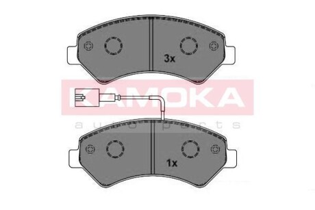 Гальмiвнi колодки дисковi CITROEN JUMPER 06-/FIAT DUCATO 06-/PEUGEOT BOXER 06- KAMOKA JQ101150