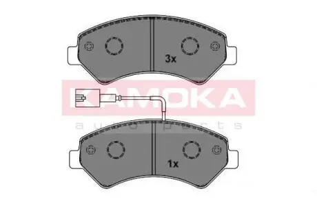 Гальмiвнi колодки дисковi CITROEN JUMPER 06-/FIAT DUCATO 06-/PEUGEOT BOXER 06- KAMOKA JQ101150