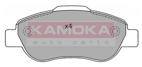 Гальмiвнi колодки дисковi KAMOKA JQ101152