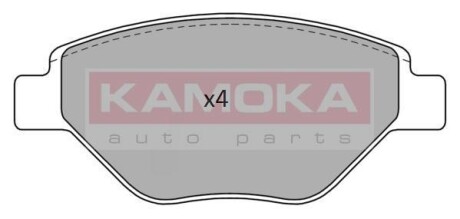 Гальмiвнi колодки дисковi RENAULT MEGANE II 03- KAMOKA JQ101153 (фото 1)