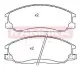 Тормозные колодки дисковые HYUNDAI H1 00-07/SANTA FE 01-06/TRAJET 00-08 KAMOKA JQ101163 (фото 1)