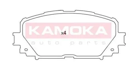 Гальмiвнi колодки дисковi KAMOKA JQ101173