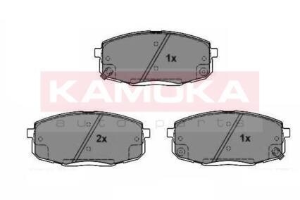 Гальмiвнi колодки дисковi KAMOKA JQ101202