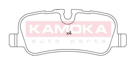 Гальмiвнi колодки дисковi KAMOKA JQ101211