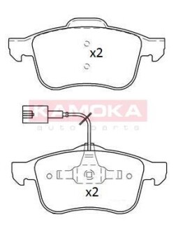 Гальмiвнi колодки дисковi ALFA ROMEO 159 05-11 KAMOKA JQ101212