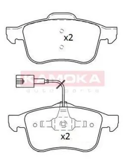 Гальмiвнi колодки дисковi ALFA ROMEO 159 05-11 KAMOKA JQ101212
