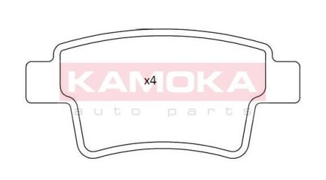 Гальмiвнi колодки дисковi CITROEN C4 PICASSO 07-/C4 GRAND PICASSO 06- KAMOKA JQ101220 (фото 1)