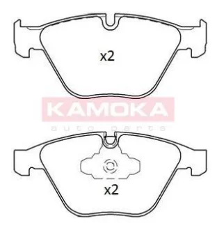 Гальмiвнi колодки дисковi KAMOKA JQ101222