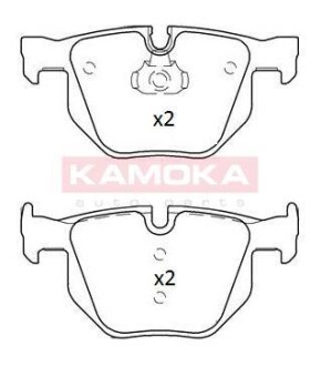 Гальмiвнi колодки дисковi BMW X5 (E70/F15) 07-/X6 (E71) 08- KAMOKA JQ101223