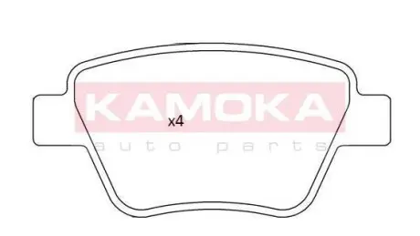 Гальмiвнi колодки дисковi AUDI A1 10-/A3 07-/SEAT ALTEA 04-/LEON 05-/SKODA OCTAVIA 04- KAMOKA JQ101237