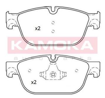 Гальмiвнi колодки дисковi KAMOKA JQ101244
