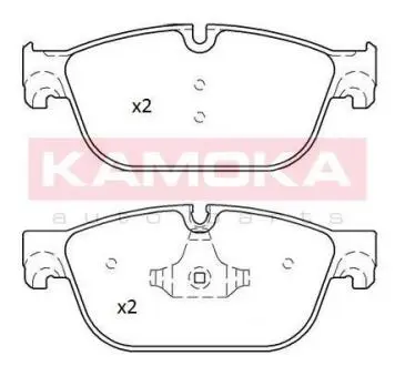 Гальмiвнi колодки дисковi KAMOKA JQ101244