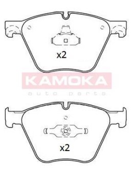 Гальмiвнi колодки дисковi BMW 5 GT 09-/7 08-/X5 10-/X6 08- KAMOKA JQ101245