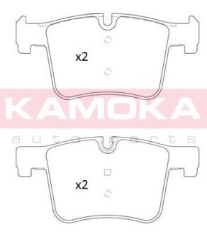 Гальмiвнi колодки дисковi KAMOKA JQ101249