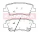 Тормозные колодки дисковые HYUNDAI ACCENT IV 10-/ELANTRA 11-/I40 12-/VELOSTAR 11- KAMOKA JQ101268 (фото 1)