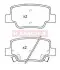 Гальмiвнi колодки дисковi TOYOTA VERSO 09- KAMOKA JQ101269 (фото 1)