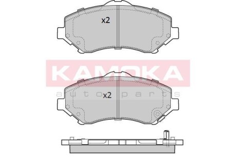 Гальмiвнi колодки дисковi CHRYSLER GRAND VOYAGER V 07-/JEEP FREEMONT 11- KAMOKA JQ101274 (фото 1)