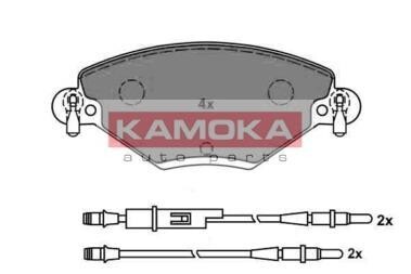 Гальмiвнi колодки дисковi CITROEN C5 01-/C5 BREAK 01- KAMOKA JQ1012822