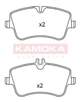 Гальмiвнi колодки дисковi KAMOKA JQ1012858