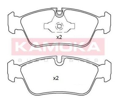 Гальмiвнi колодки дисковi BMW 1(E81/E87) 03-12/3 (E90) 05-11 KAMOKA JQ101291