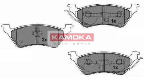 Гальмiвнi колодки дисковi CHRYSLER VOYAGER 00-/JEEP CHEROKEE 01- KAMOKA JQ1012950