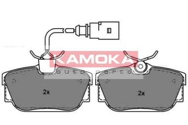 Гальмiвнi колодки дисковi FORD GALAXY 00-/SEAT ALHAMBRA 96-/VW SHARAN 97- KAMOKA JQ1012964