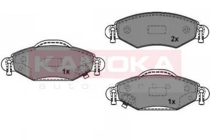 Гальмiвнi колодки дисковi KAMOKA JQ1013026