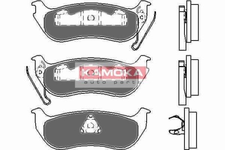 Гальмiвнi колодки дисковi JEEP CHEROKEE 01- KAMOKA JQ1013320