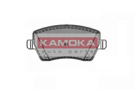 Тормозные колодки дисковые DACIA DUSTER 10-/NISSAN NOTE 06-/RENAULT CLIO III 05- KAMOKA JQ1013398