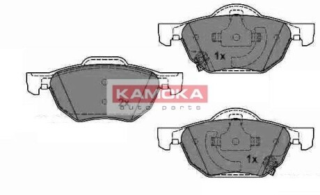 Гальмiвнi колодки дисковi HONDA ACCORD VII 03-08 KAMOKA JQ1013408