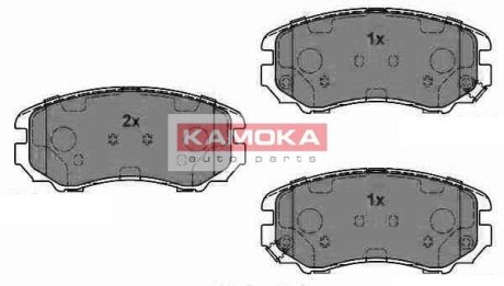 Гальмiвнi колодки дисковi HYUNDAI TUCSON 04-/KIA MAGENTIS 01-/SOUL 09-/SPORTAGE 04- KAMOKA JQ1013466