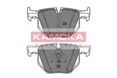 Гальмiвнi колодки дисковi BMW 5 (E60) 03-/5 TOURING (E61) 04-/6 (E63) 04-/7 01- KAMOKA JQ1013496 (фото 1)