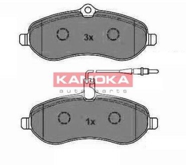 Гальмiвнi колодки дисковi CITROEN JUMPY 07-/FIAT SCUDO 07-/PEUGEOT EXPERT 07- KAMOKA JQ1013542