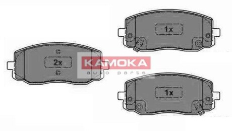 Гальмiвнi колодки дисковi HYUNDAI I10 08-/KIA PICANTO 04- KAMOKA JQ1013566